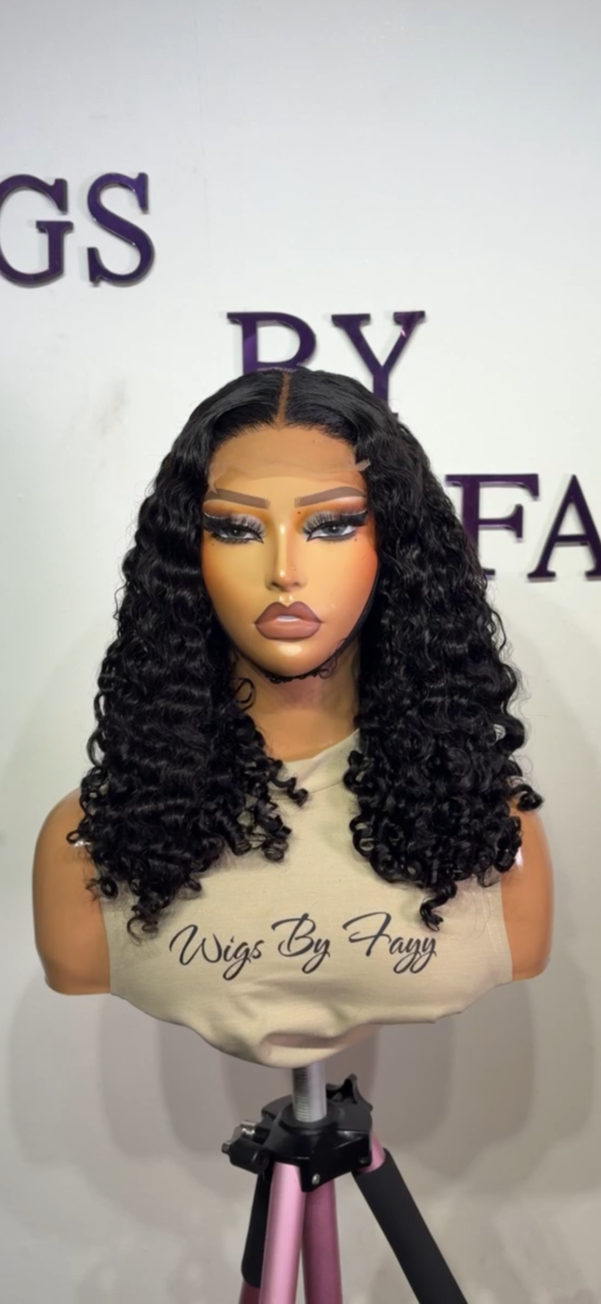 16” SDD Virgin Pixy Curls paired with 5x5 closure — 16” Curly