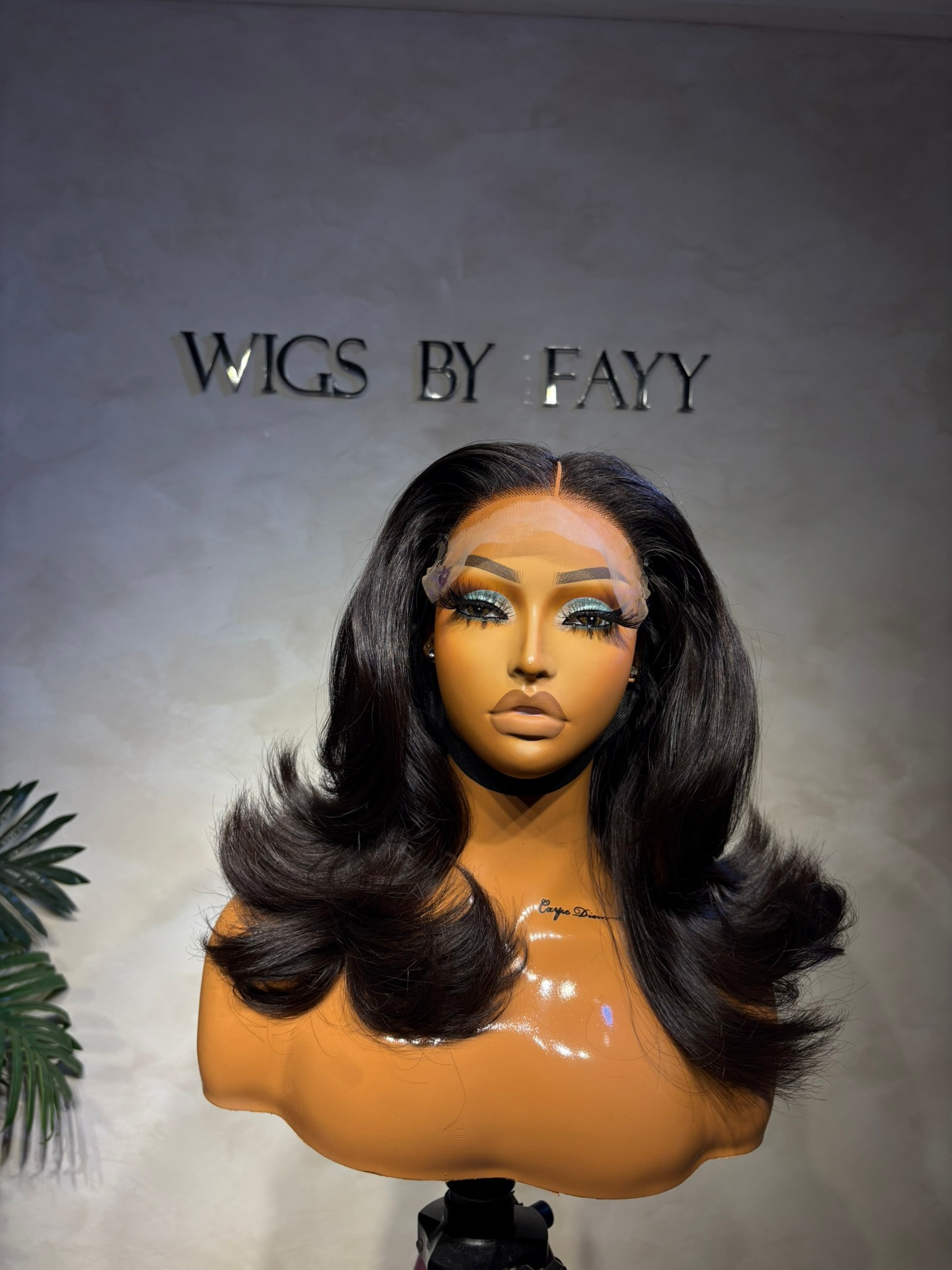 12” 300g single donor layered fluffy wig paired with 5x5 closure — 12 Layered